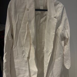 H&M Cream linen Blazer